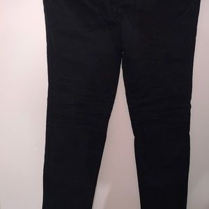 Girls forever21 black ribbed jeans